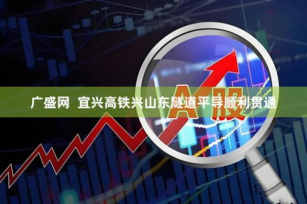 广盛网  宜兴高铁兴山东隧道平导顺利贯通